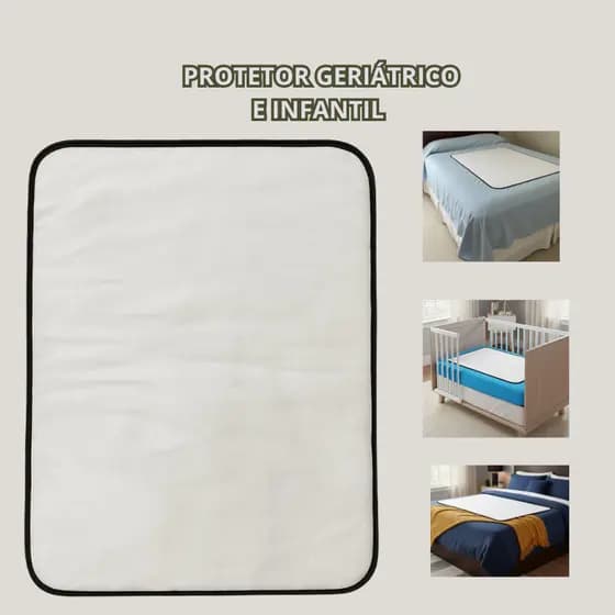 Absorvente Protetor Geriátrico Trocador Econômico Super Resistente Para colchão Lavável Absorvente Reutilizável