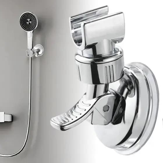 Suporte Para Cabeça De Chuveiro Llittlesunla Ajustável Universal Com Ventosa De Parede Sem Perfuração Acessórios Banheir