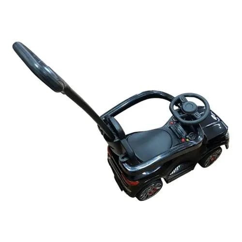 Carrinho Elétrico Infantil com Empurrador - Preto