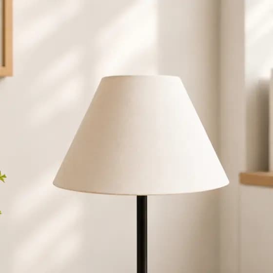 Cúpula Cone 10x25x16 Lustre Arandela Abajur Luminária de Mesa Tecido Artesanal Decorativa Moderna