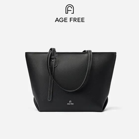Bolsa Tote Feminina de Couro Confortável e Grande, Bolsa Simples Moderna Age Free para Dia a Dia