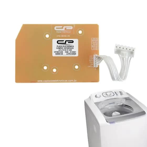 Placa Interface Lavadora Para Electrolux Ltc10 12 64500135