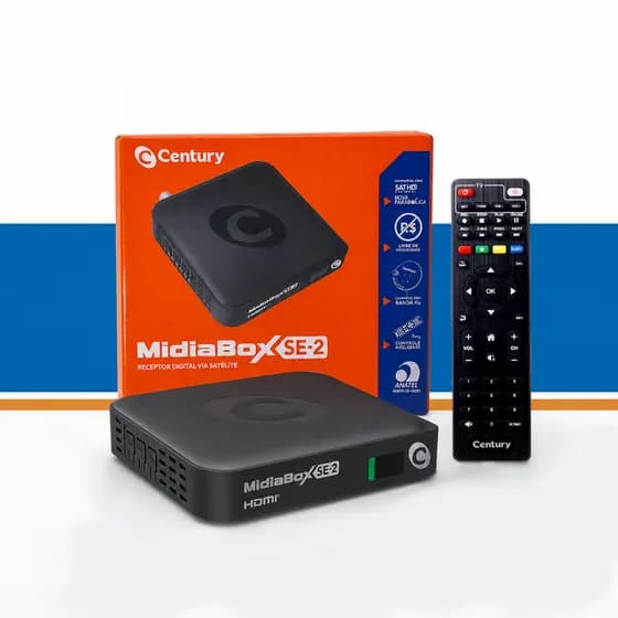 RECEPTOR CENTURY MIDIABOX SE-2 DE TV DIGITAL VIA SATÉLITE