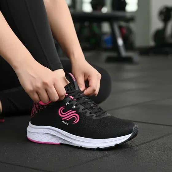 tênis feminino academia confortável Caminhada e Corrida Leve