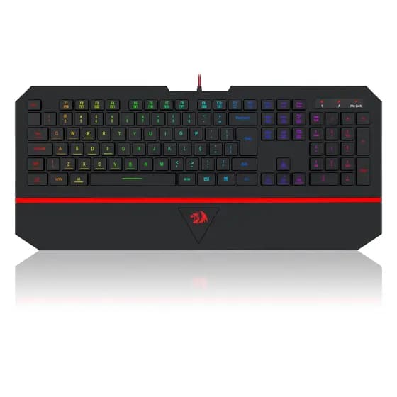 Teclado Gamer Membrana Redragon Karura 2 Preto RGB K502RGB