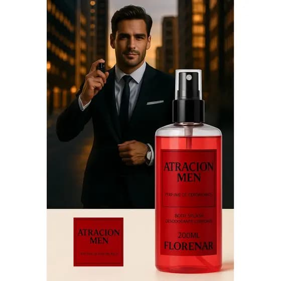Body Splash Masculino Perfume com Feromonios 200ml