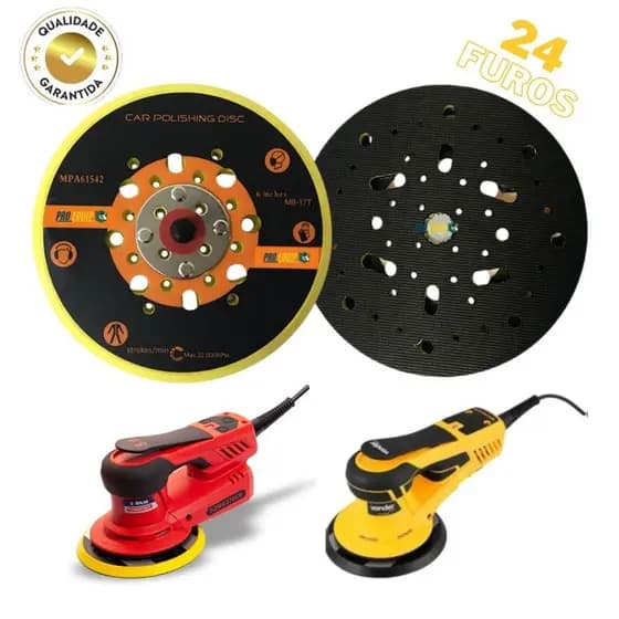 Prato Base P/ Lixadeira Roto Orbital 150mm P/ Vonder Lrv350b e Atlas Powertech