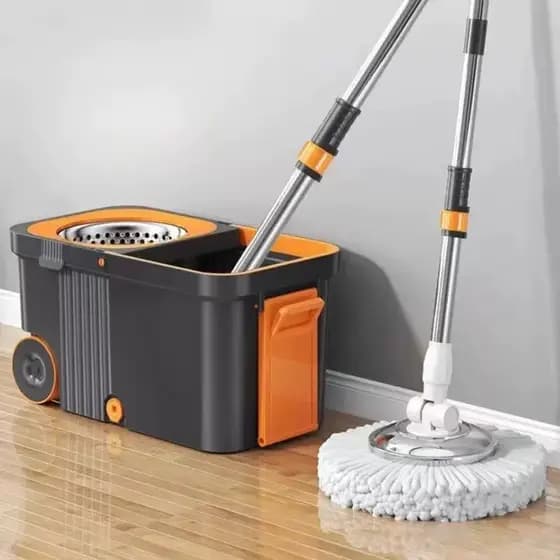Versão Extra grossa esfregão rotativo doméstico balde de esfregão automático preguiçoso lavagem à mão um esfregão limpo