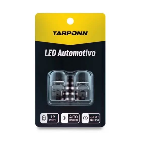 Par Lâmpada Led T20 Pingão 1 Polo 22 Leds 12v 6000k Tarponn