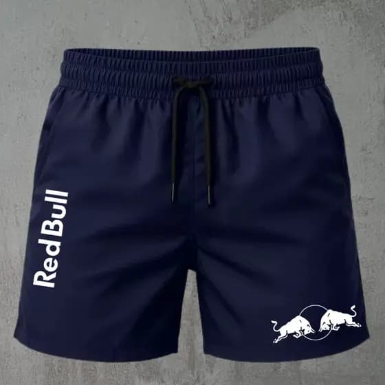 Short Bermuda Tactel homens Redbull Praia Estilo Premium Esportivo