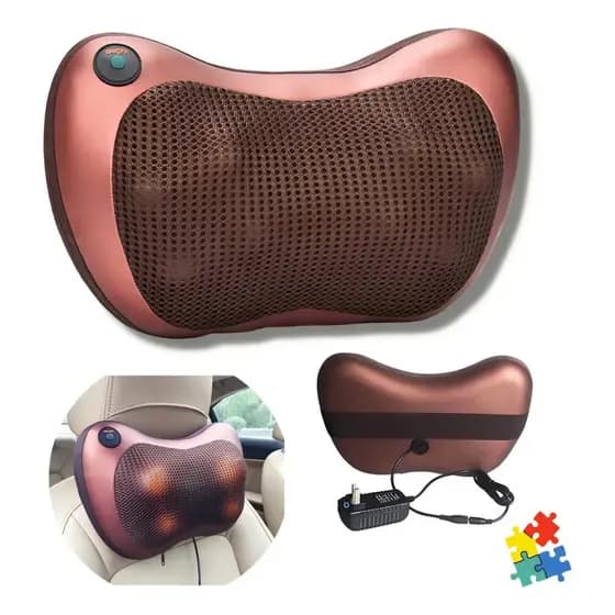 Almofada Shiatsu Massageadora Relaxante P Pescoço/Lombar/Pés Bivolt