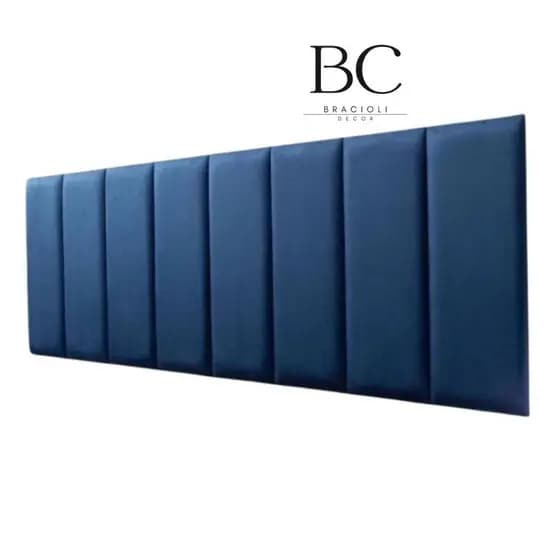 KIT 7 UNIDADES CABECEIRA MODULADA CAMA BOX CASAL 60X20 CM PLACAS ADESIVAS - ENVIO IMEDIATO