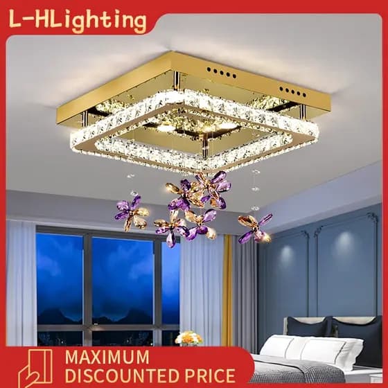 Lampa de teto cristal