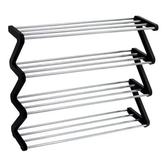Sapateira Rack Organizador Porta Sapatos Sandália Tênis Cor Preto