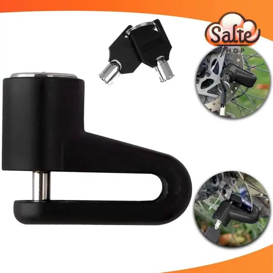 Cadeado Para Motos E Bicicletas Anti Furto Trava Disco De Freio Em Alumínio Salte Shop