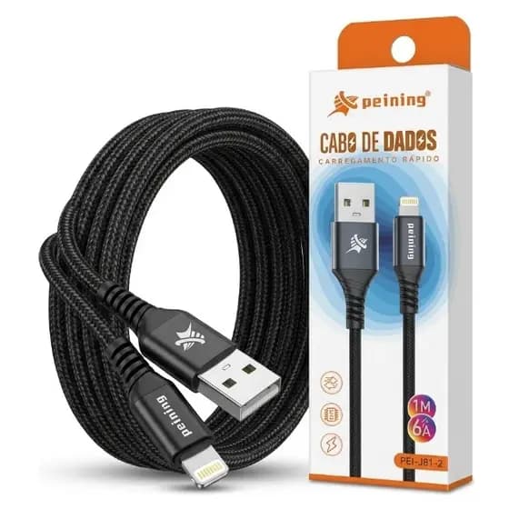 Cabo para Iphone Tipo Lightning e Usb para Tipo C, cabo para celular Xiaomi, cabo para Samsung, cabo de dados USB-C