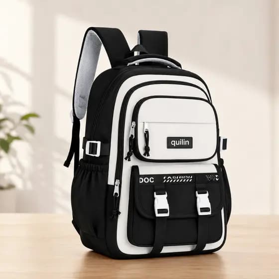 Mochila Bolsa feminina media Escolar De Grande Capacidade Para Estudante Feminina Nylon Impermeável