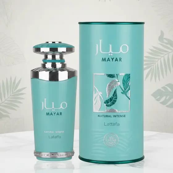 Perfume Árabe Mayar Natural Intense – Lattafa 100ml | Floral Frutado Doce Feminino, Elegante e Alta Fixação