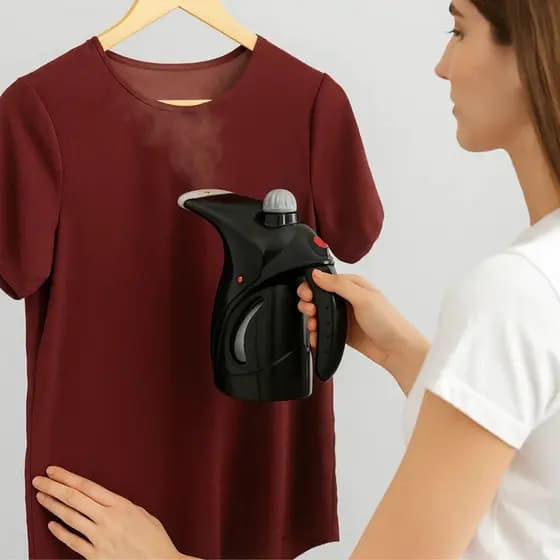 Passadeira a Vapor Portátil Ferro Elétrico Desamassar Roupas Lavanderia Camisa Social Blusa Tecidos