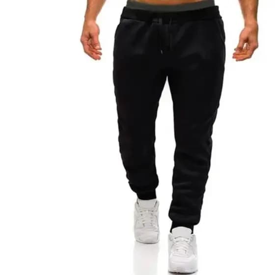 Calça de Moletom Algodão unissex com Elástico na cintura e Punho Estilo e Conforto