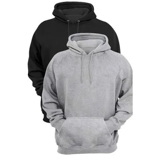 Moletom Blusa fechada e Capuz de Frio INVERNO LISO CASACO