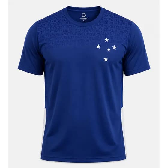 Camisa Masculina Cruzeiro Casual Passeio Eco Oficial