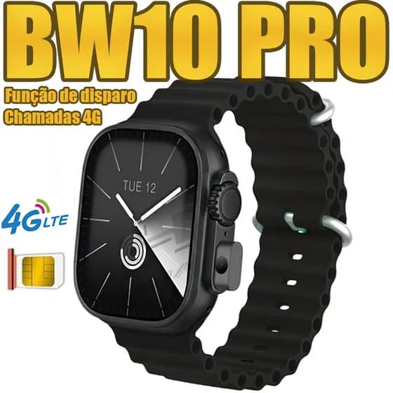 BW10 Pro 4G Smartwatch 2.01 Polegadas Com Longa Duração De Bateria E Função De Câmera
