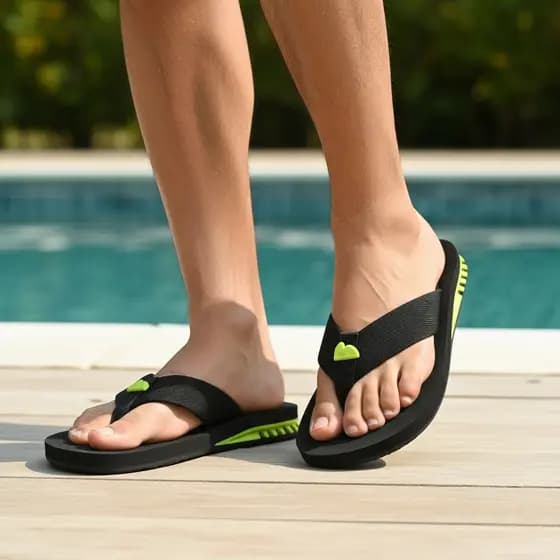 Chinelo Masculino Durio Air Amortecedor Confortável Esporão Macio Básico Tira Dedo