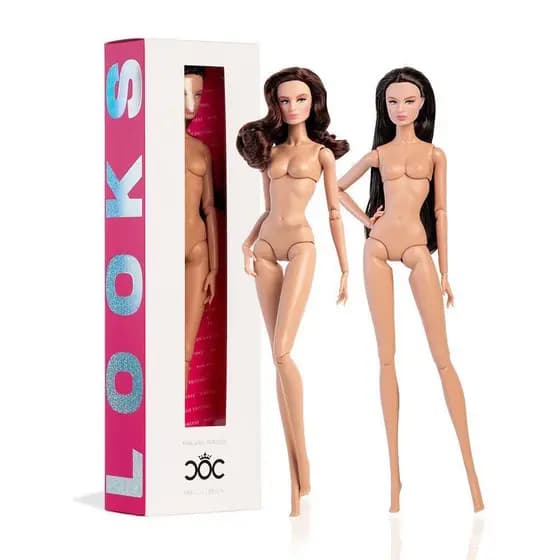 Supermodelo Versão Com Etiqueta Dourada , Músculo Geral , Corpo Nu , Brinquedo fashion Para Bebês Meninas Moderno E Arti