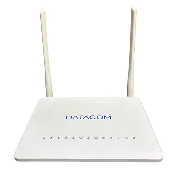 Lote de ONT XPON DATACOM DM986-414 CONEXÃO FIBRA GIGABIT WIFI DUAL BAND AC1200 BRANCAS COM FONTES