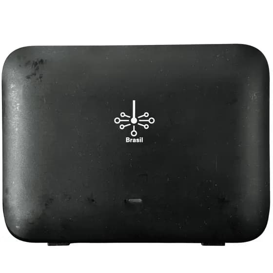 Ont GPON Fiberhome Hg6143d3 Gigabit Wifi AC1200 Dualband Com Fonte Preto