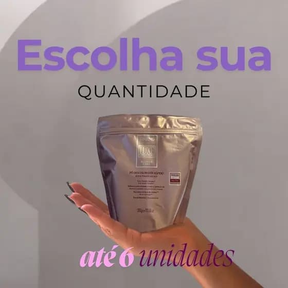 Pó Descolorante Amend Luxe Blonde Care 300g – Escolha a Quantidade: 2,3 ou Mais Unidades!