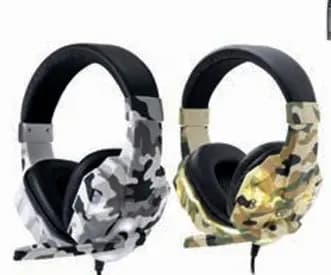 FONE HEADSET GAMER EXÉRCITO CAMUFLADO Com Led Xbox One Ps4 Celular Computador BM-218 - (Cores Sortidas)