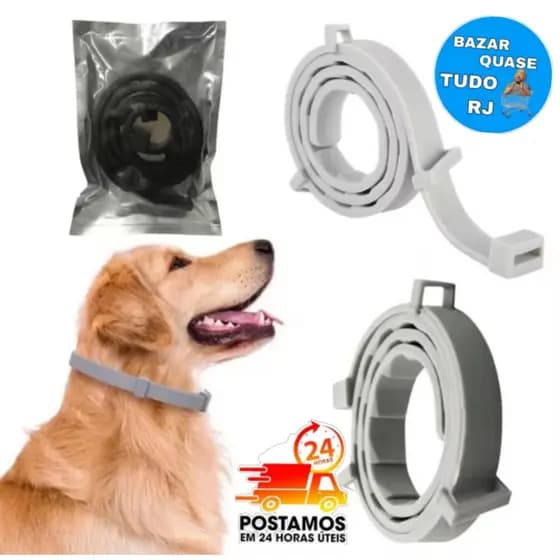 Coleira Repelente Proteção e Higiene para seu Pet 63cm