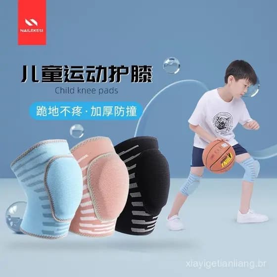 Novas joelheiras para crianças, adequadas para pular corda, esportes masculinos, basquete anti-queda, corrida feminina,