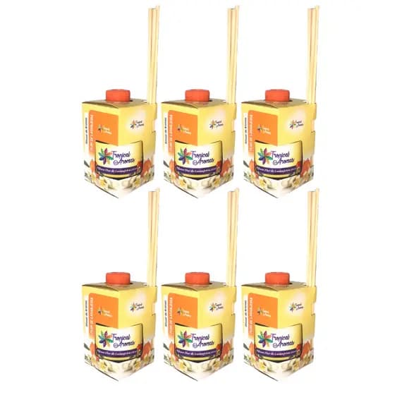 Kit Difusor de Ambiente Flor de Laranjeira 250ml Pack 6 Unidades