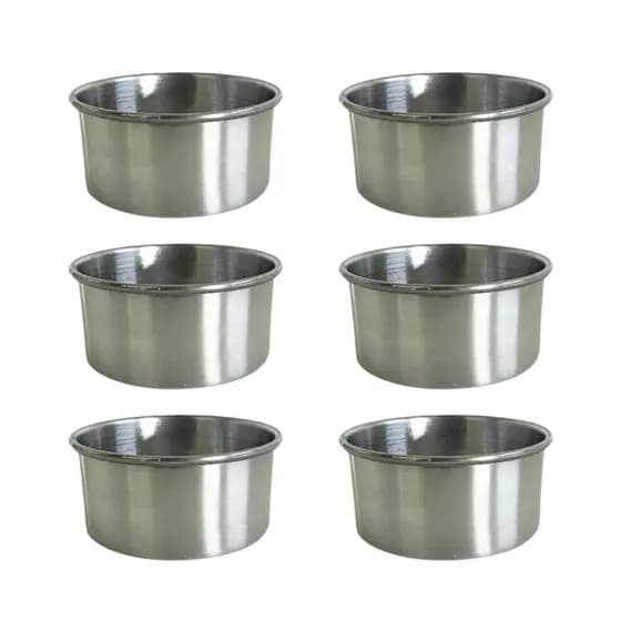 Kit 6 Formas Redonda Mini Bolo Confeitaria Cozinha