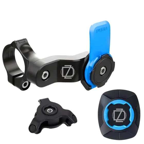 Suporte para Celular Moto Quad Lock Forte Resistente 360º Guidão Bicicleta Quick Lock
