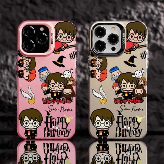 Capa de telefone Com Personalizada Nome Harry Potter Capinha Para iPhone 11 12 13 15 14 16 Pro Max X Xr Xs Case