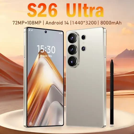 BML S26 Ultra 512 GB+12GB De RAM (+ 8 Dinâmicas) 5G LTE Wi-Fi,Câmera 108MP -Bateria De 8000 mAh