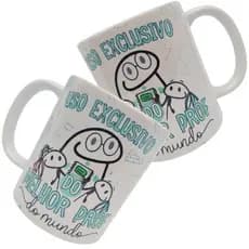 Caneca Professor Xicara Professor Caneca Porcelana 325ml Uso Exclusivo Melhor Prof PorcelanaPlástico