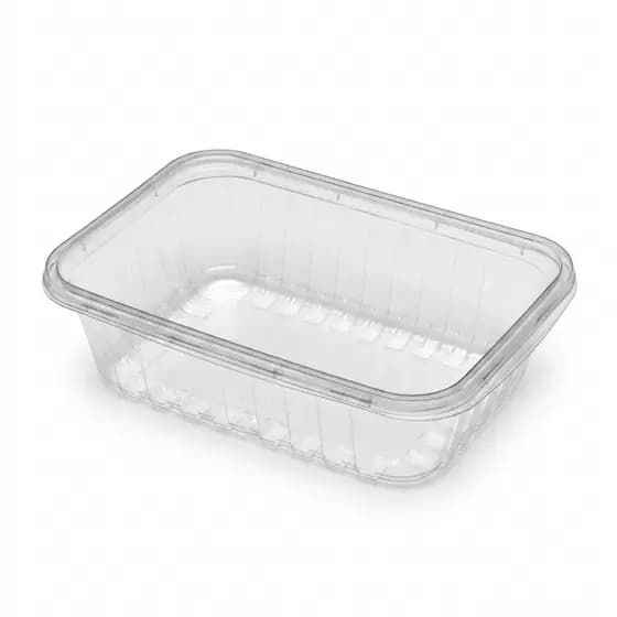 Kit 50 a 100 Unidades Pote Marmita 500ml Com Tampa Descartável PP Freezer Micro-ondas Reutilizável Delivery Plastilânia