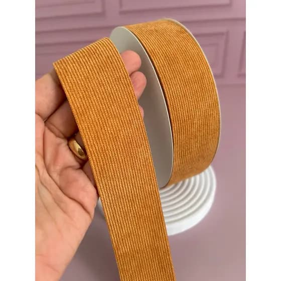 FITA COTELE DE LUXO FORRADA 38MM Várias Cores