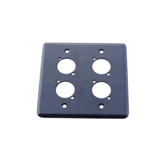 ESPELHO 4X4 COM 4 FUROS PARA XLR