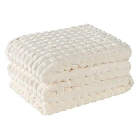 Cobertor Manta Ultrasoft Willow Aveludada Alto Relevo - Coberta Queen 2,40m X 2,20m