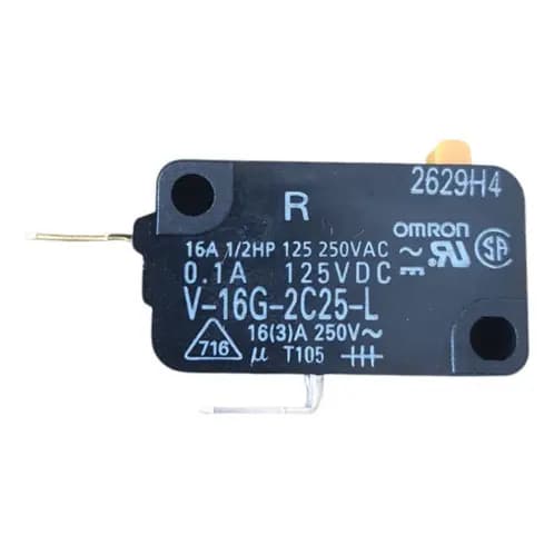 Chave Micro Switch Forno Microondas 16a 250vac 2 Terminais