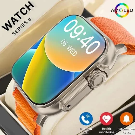 T900 Ultra2 Smart Watch Series Bluetooth Call IP67 À Prova D'água 49mm Polegadas Tela Grande Smartwatch