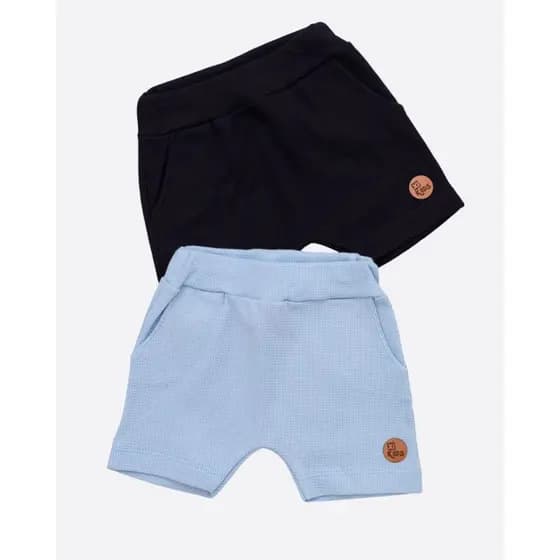 Bermudas bebe menino Shorts Verão Algodão