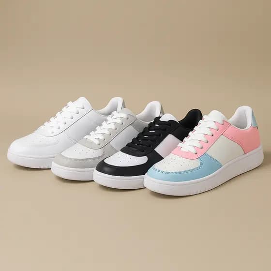 Pacote 4 Pares Tenis Casual Street Masculino Conforto Respiravel Para Trabalho Escola E Lazer