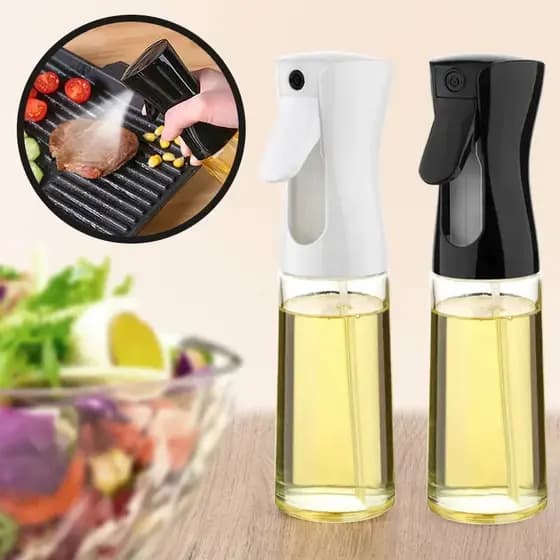 Spray Borrifador de Óleo/Azeite e Vinagre 200ml– Pulverizador Multifuncional para Cozinha, Galheteiro Premium Culinário
